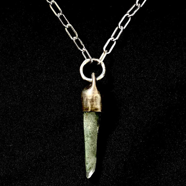 HEART CRYSTAL - GREEN QUARTZ